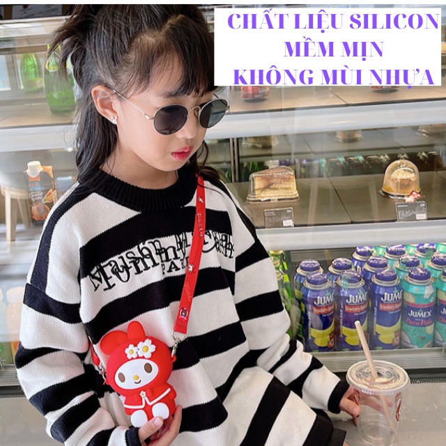 Túi đeo cho bé dễ thương hình thỏ siêu đẹp mini phong cách Hàn Quốc TIMIS TD 9007