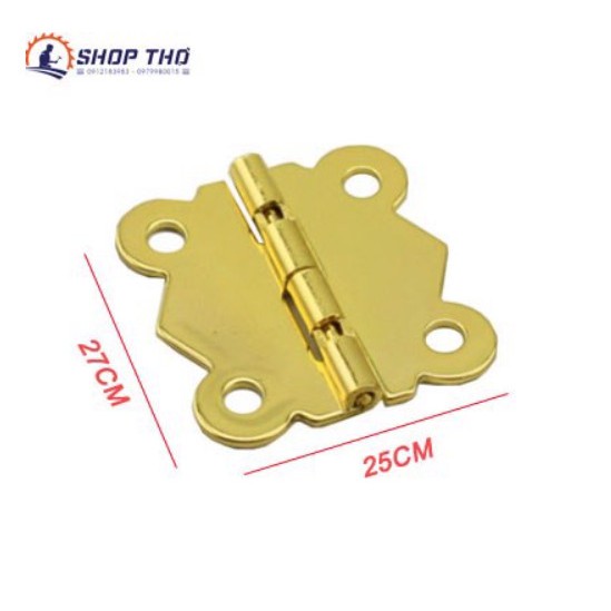 Bản lề giả cổ D018 từ 2 đến 4cm các  loại màu vàng và màu đồng