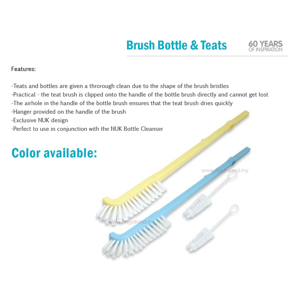 Bộ chổi cọ bình sữa và núm ti Deluxe NUK