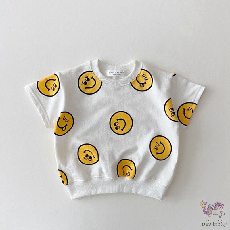 Bộ ÁO Thun NgắN Tay In HoạT HìNh + QuầN NgắN Cho Bé GáI