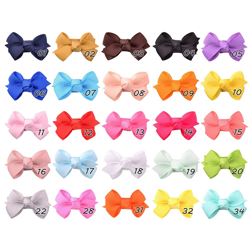 Kẹp tóc KIDSBOWS đính nơ ruy băng nhiều màu sắc sáng tạo cho bé