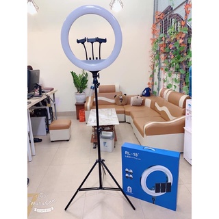Đèn Livestream size 26 30 36 45 54 cm và chân 2m1 Hỗ Trợ Chụp Ảnh Livestream Quay Video Bán Hàng Spa Thẩm Mỹ
