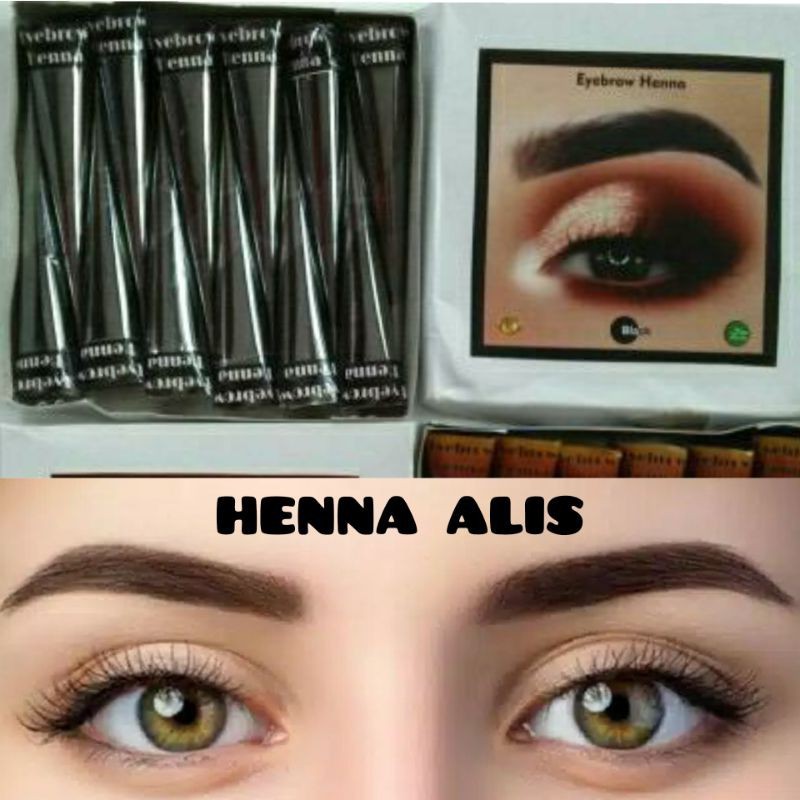 (hàng Mới Về) Gel Kẻ Lông Mày Henna 100% Halalal