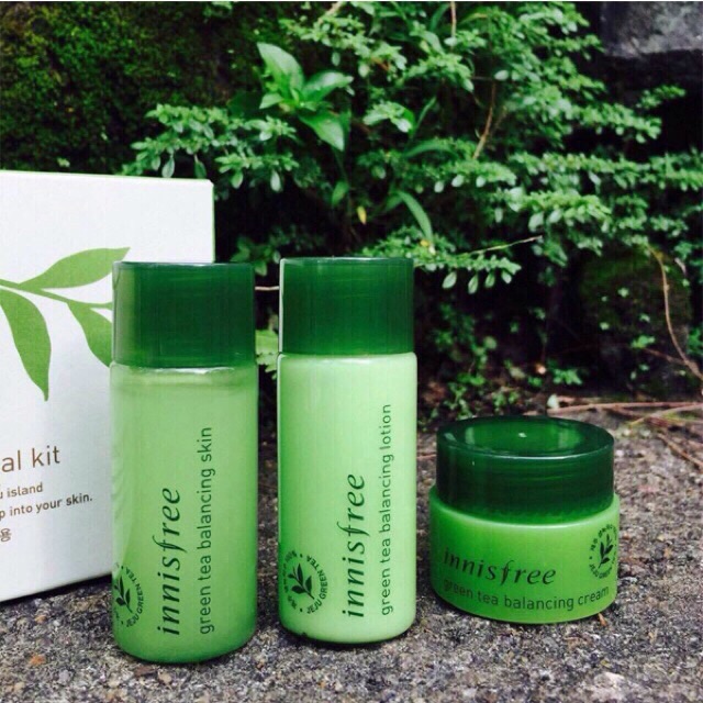 Bộ Kít Dưỡng Trà Xanh Innisfree 