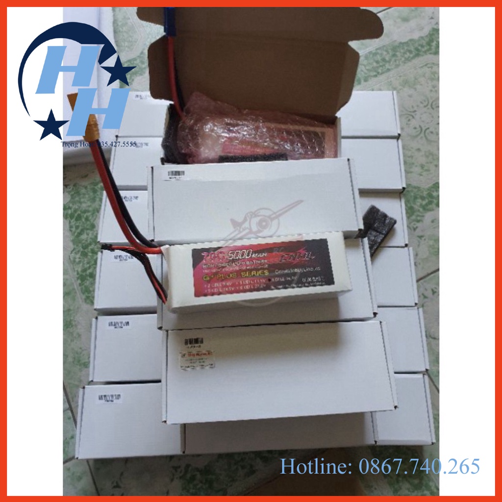 PIN CNHL G+PLUS 5000MAH 3S 4S 6S 70C LIPO BATTERY