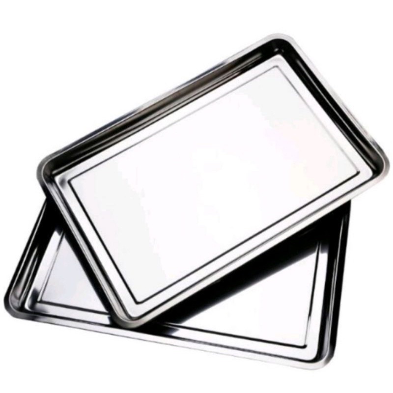 Khay chữ nhật 20 x 30cm - Khay inox chữ nhật  dùng trong spa,y tế