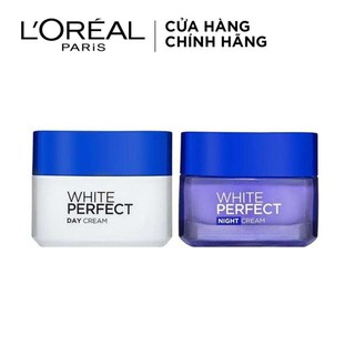 Bộ sản phẩm dưỡng da ban ngày và đêm White Pefect