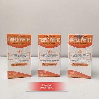 [ Chính Hãng ] Viên Uống Triple White | Viên Uống Glutathione 1200mg - 50 viên