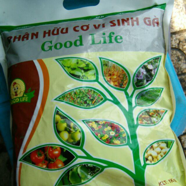 Phân bón hữu cơ vi sinh gà Goodlife - Bịch 1kg