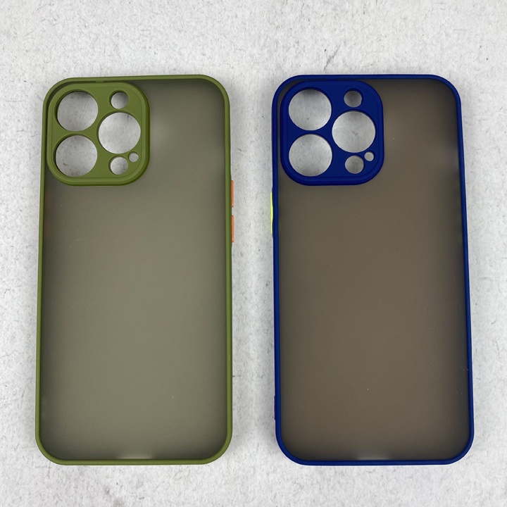 [Xanh Matcha/Xanh Navy] Ốp Lưng Nhám Mờ iP6=&gt;13 đủ dòng máy, chất liệu TPU cao cấp - Mã TZAC262