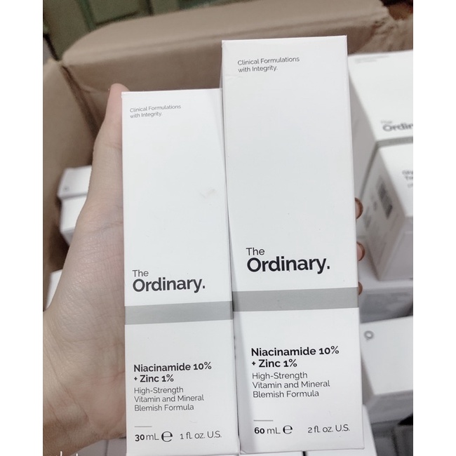 Serum The Ordinary Niacinamide 10% + Zinc 1%