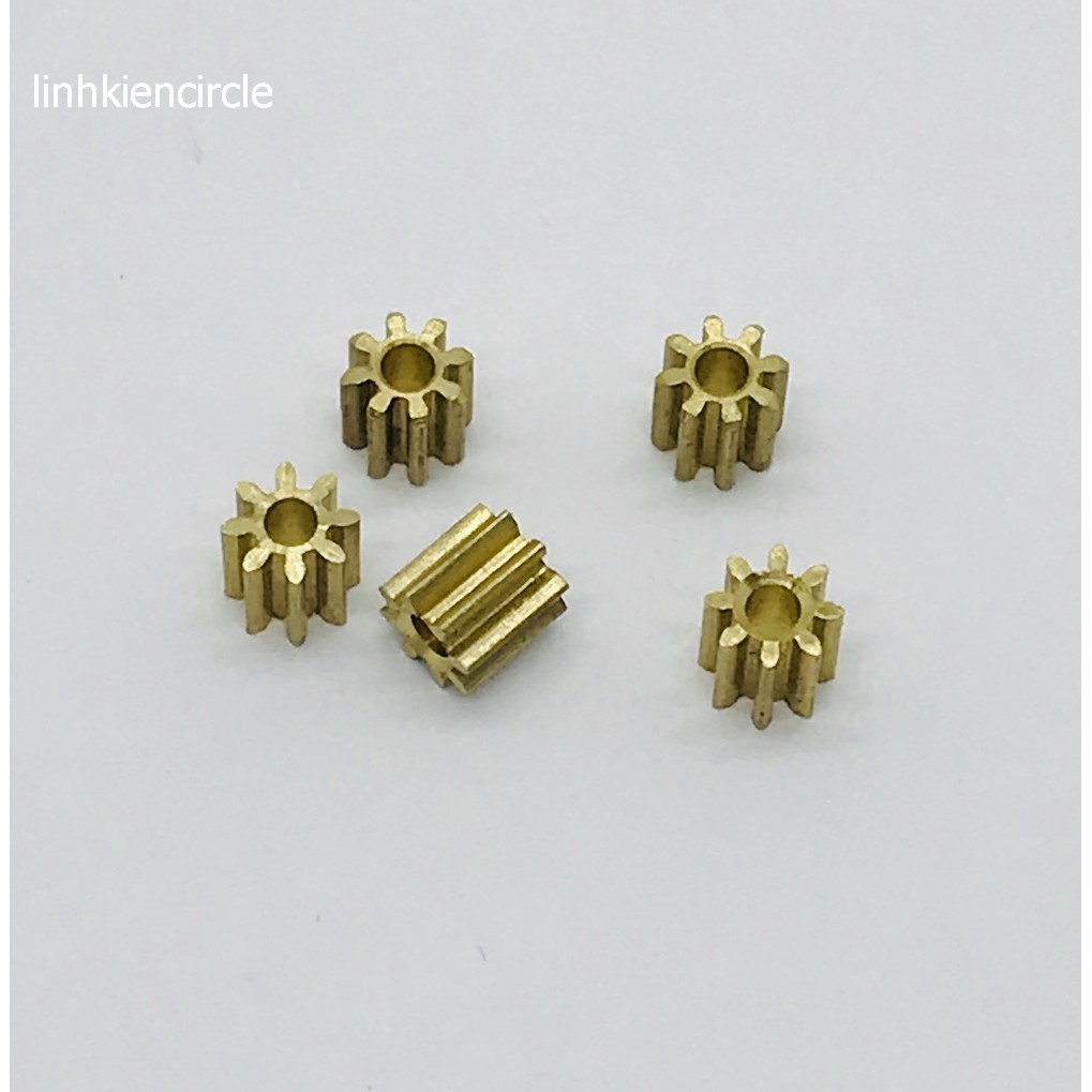 5 cái bánh răng kim loại trục 2mm 8 răng 82A - LK0250