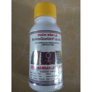 Phân bón lá AminoQuelant -Zn/Mn - chai 100 ml