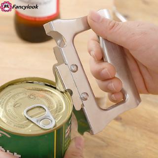 Fancylook Can Opener Manual Stainless Steel Bottle Opener Kitchen Tin Opener Smooth Edge