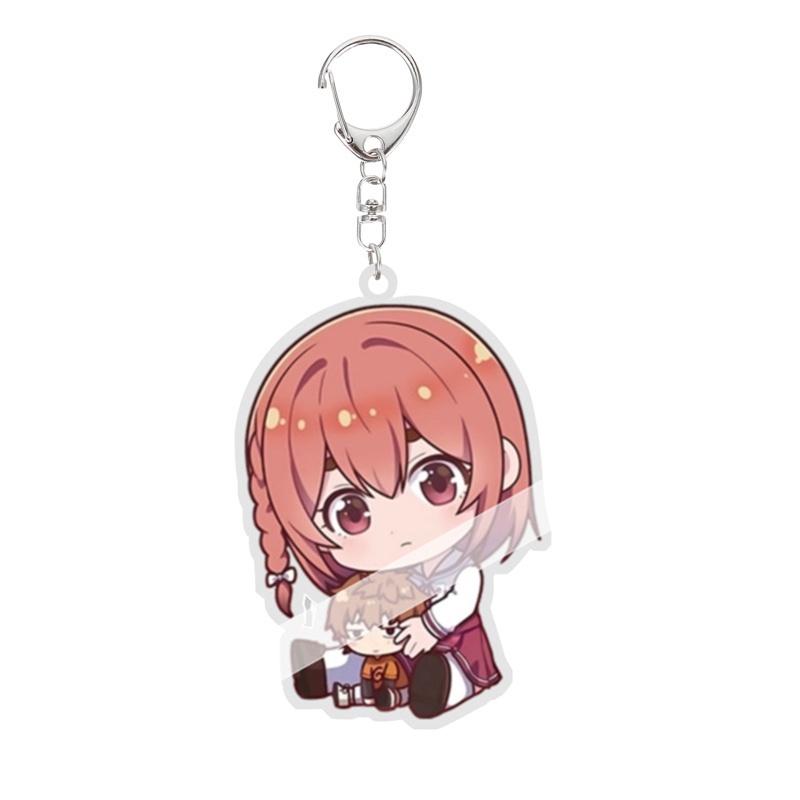 Móc khóa nhựa acrylic phong cách nhân vật hoạt hình Mizuhara Chizuru Sumi Ruka
