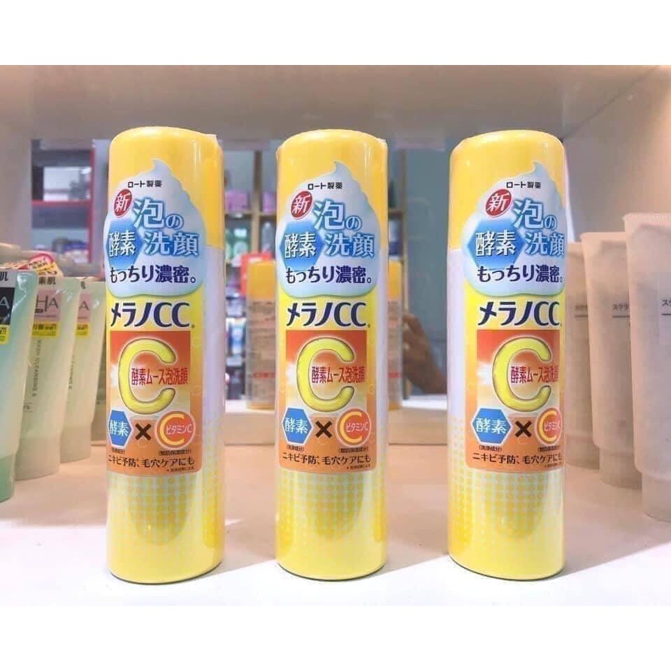 Sữa rửa mặt CC Melano Rohto Face Wash 150g của Nhật Bản