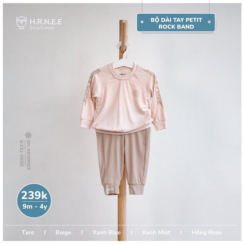 HRNEE - Bộ dài tay Petit RockBand LIC11DRWLR