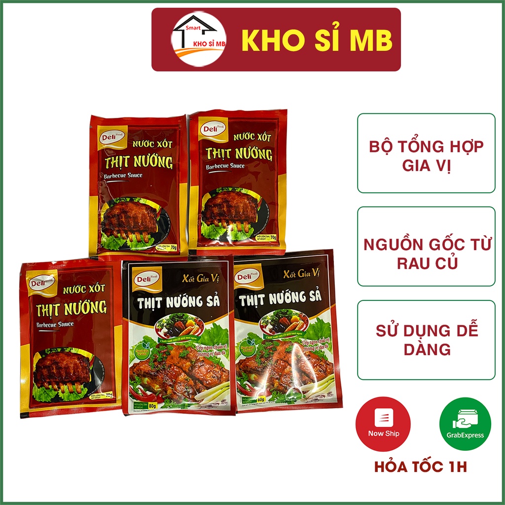 Sốt gia vị nêm sẵn deli lẩu thái, thịt kho, cá kho, thịt nướng, sườn chua ngọt, sốt vang kho sỉ mb