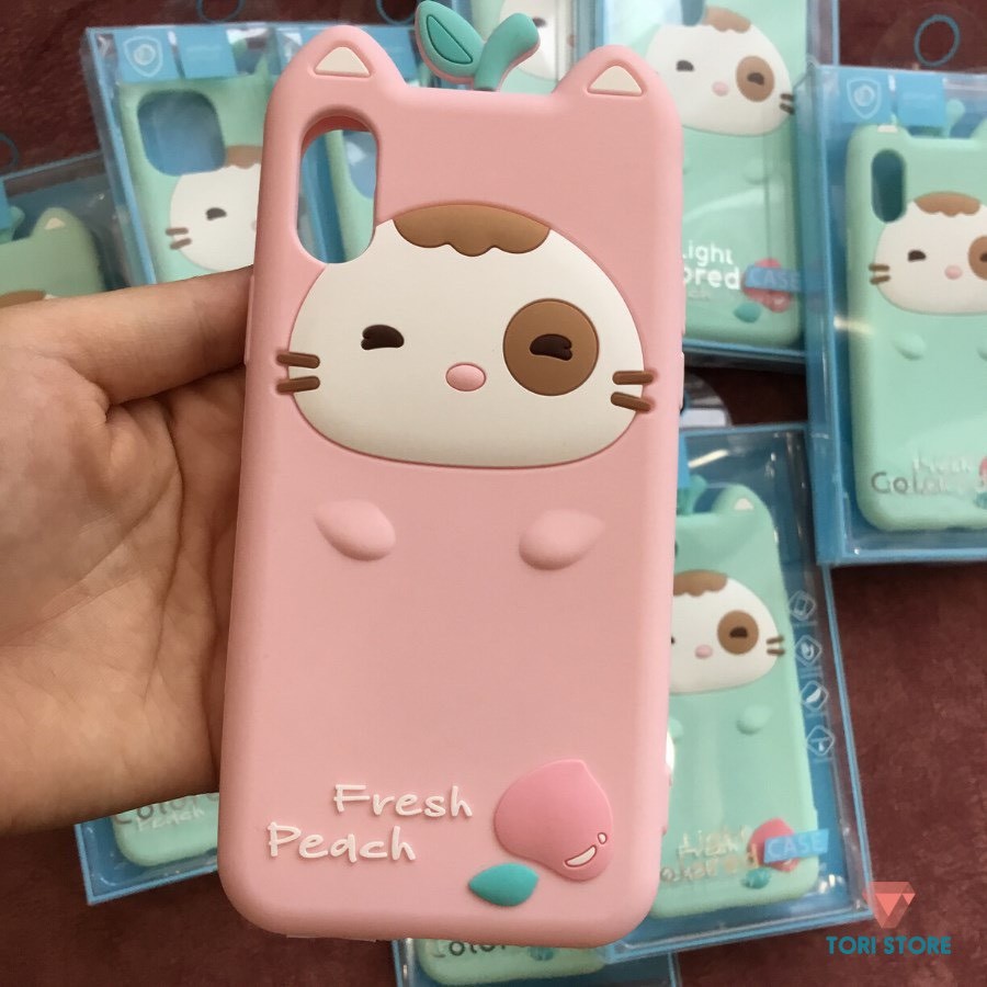 Ốp lưng điện thoại Iphone chính hãng Lofter Fresh Peach 7/8, 7P/8P, X, 11 (tặng kèm móc và dây đeo dài)