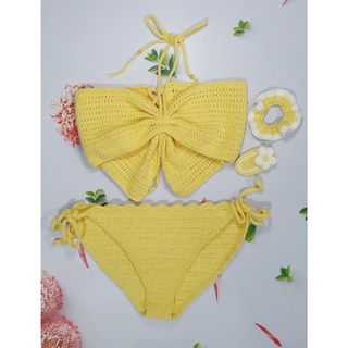 SET BIKINI LEN ĐAN MÓC HANDMADE