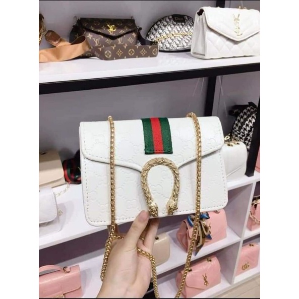 Túi xách nữ đeo chéo HIN STORE đầu rồng xích đặc cao cấp giá rẻ thời trang Hàn Quốc