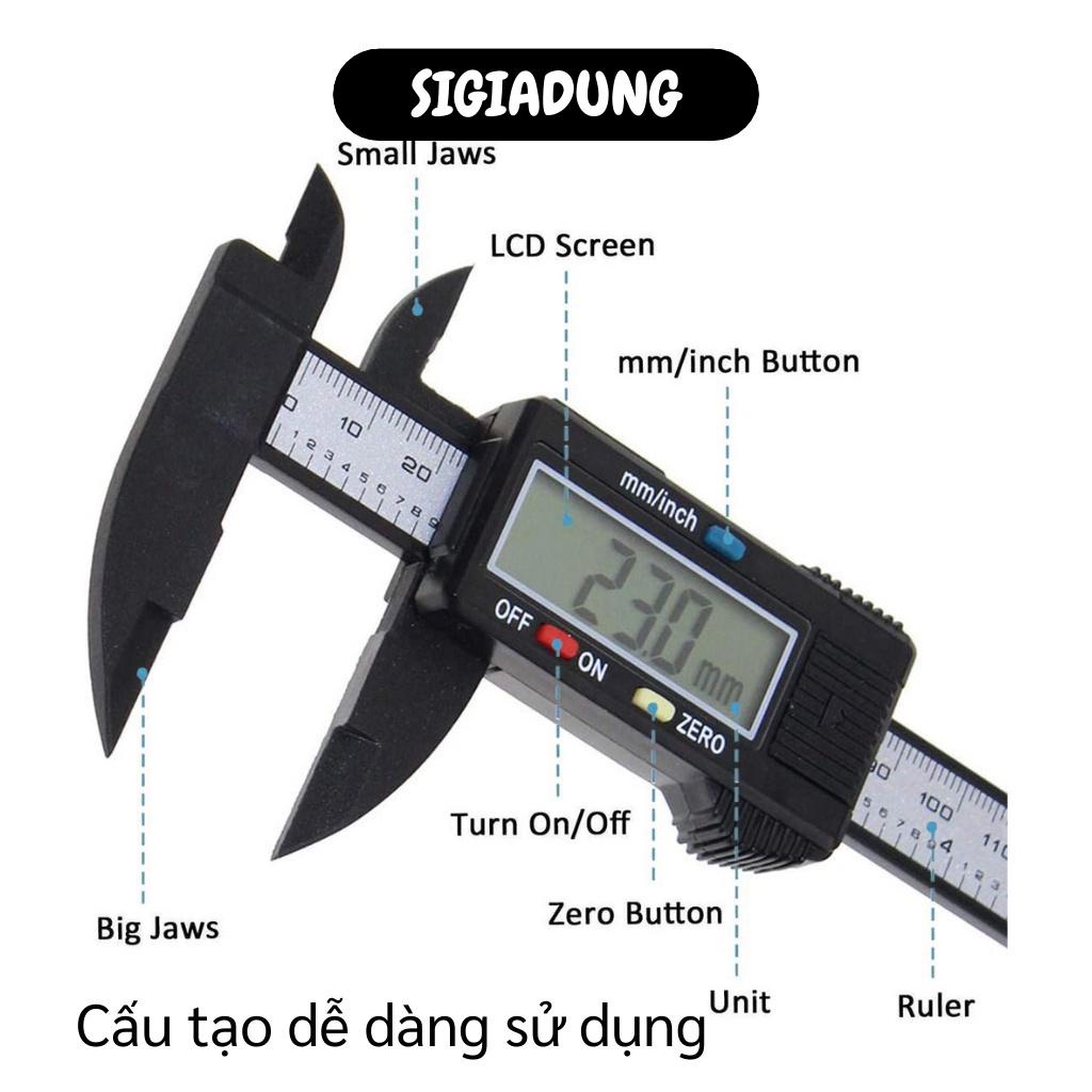 [SGD] Thước Điện Tử - Thước Kẹp Kỹ Thuật Số Vernier Caliper Đo Đường Kính Sợi Nhựa 6232