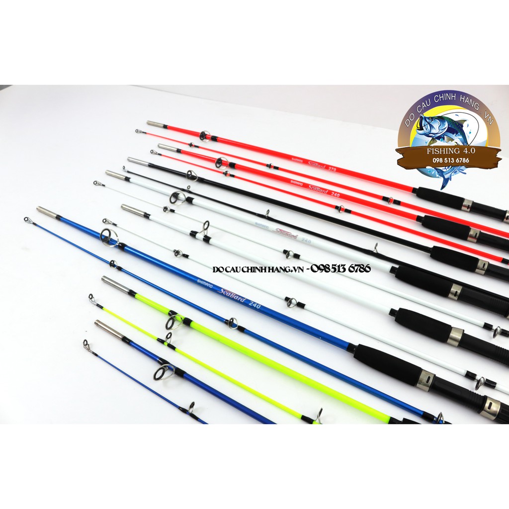 Cần đặc 2 khúc Shimano  đủ size 1m65 1m8 2m1 2m4 2m7