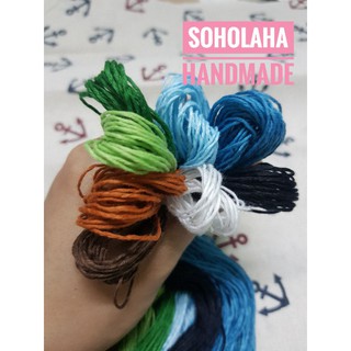 Dây sợi cotton bó 10met [ảnh thật] dùng thắt vòng tay tình bạn