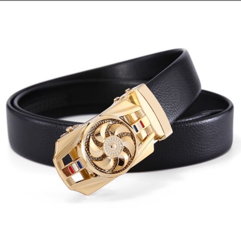 Thắt Lưng Da Nam Khóa Tự Động Cao Cấp Dây Nịt Nam Mặt Xoay Chính Hãng