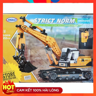 Lego xingbao xb-03038 lắp ráp xe xúc đất