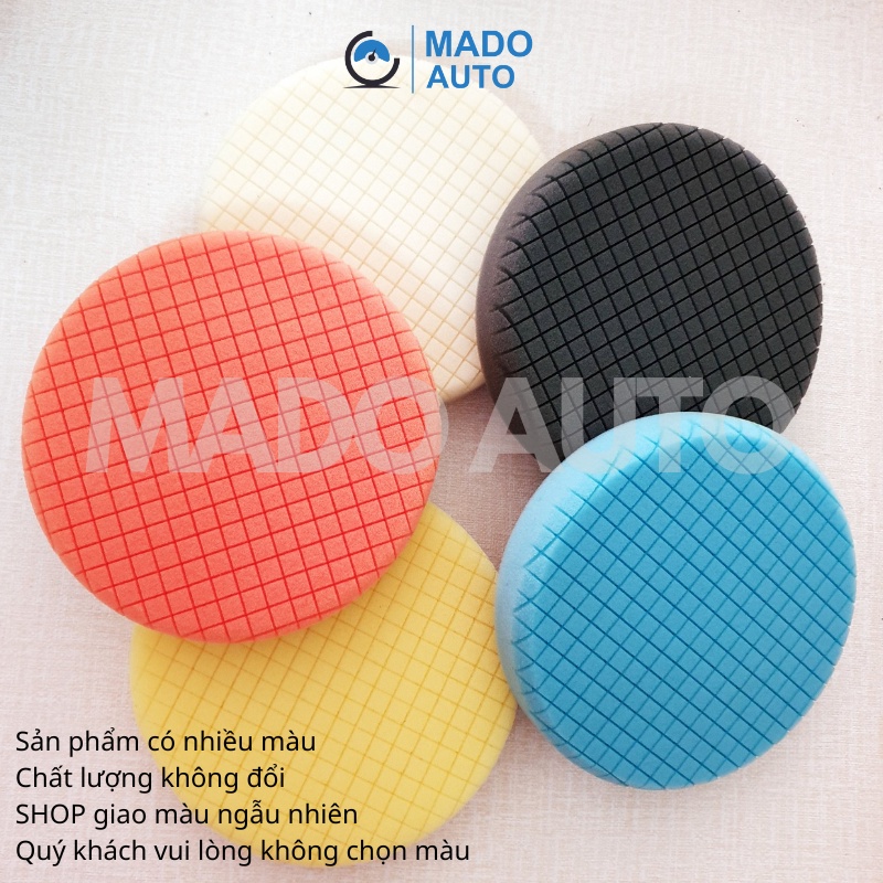 Phớt xốp đế dán mặt caro 5 inch MADO AUTO F219