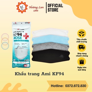 Khẩu trang ami loại 3d và kf94 - khẩu trang y tế kháng khuẩn