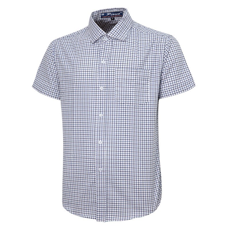 Áo sơ mi nam caro cao cấp ngắn tay Pious HA315