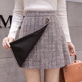 Chân váy dạ xước