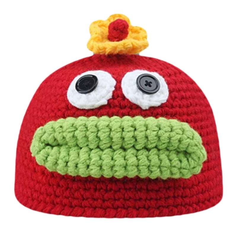 Mũ Đan Len 10MK Họa Tiết Động Vật Hoạt Hình Dễ Thương Giữ Ấm Mùa Đông Cho Thanh Thiếu Niên