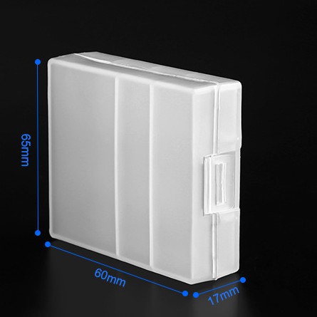 Hộp nhựa đựng pin AA, AAA - hộp 4 khe