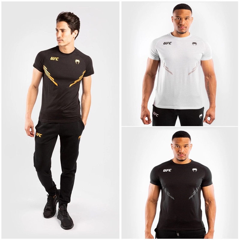 Áo Thun Cotton Tay Ngắn In Hoạ Tiết UFC Đơn Giản Trẻ Trung