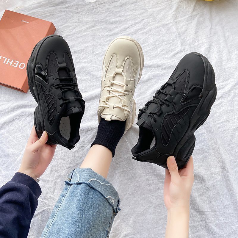 XẢ KHO (S99) Giầy thể thao nữ đế 5 phân trơn màu (Mã B1)