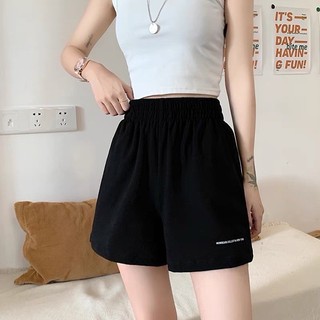 Quần short nữ mặc ở nhà vải đũi ống rộng siêu mát