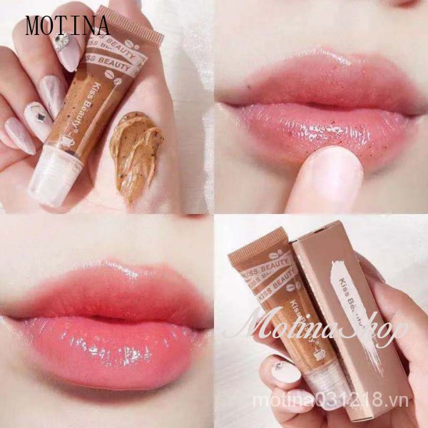 KISS BEAUTY (Hàng Mới Về) Son Tẩy Tế Bào Chết Dưỡng Ẩm Môi Tiện Dụng