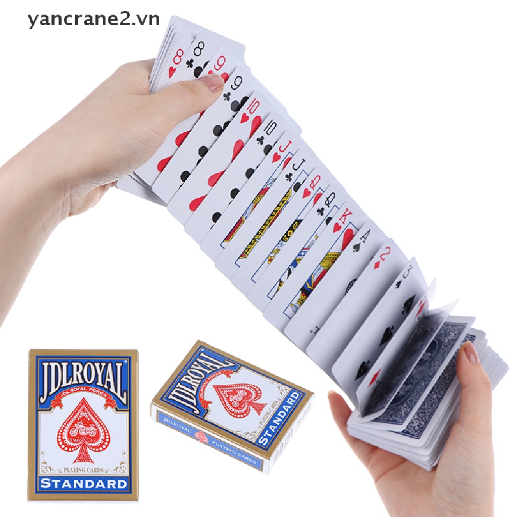 Bộ Bài Poker Thác Nước Vô Hình Dùng Làm Ảo Thuật