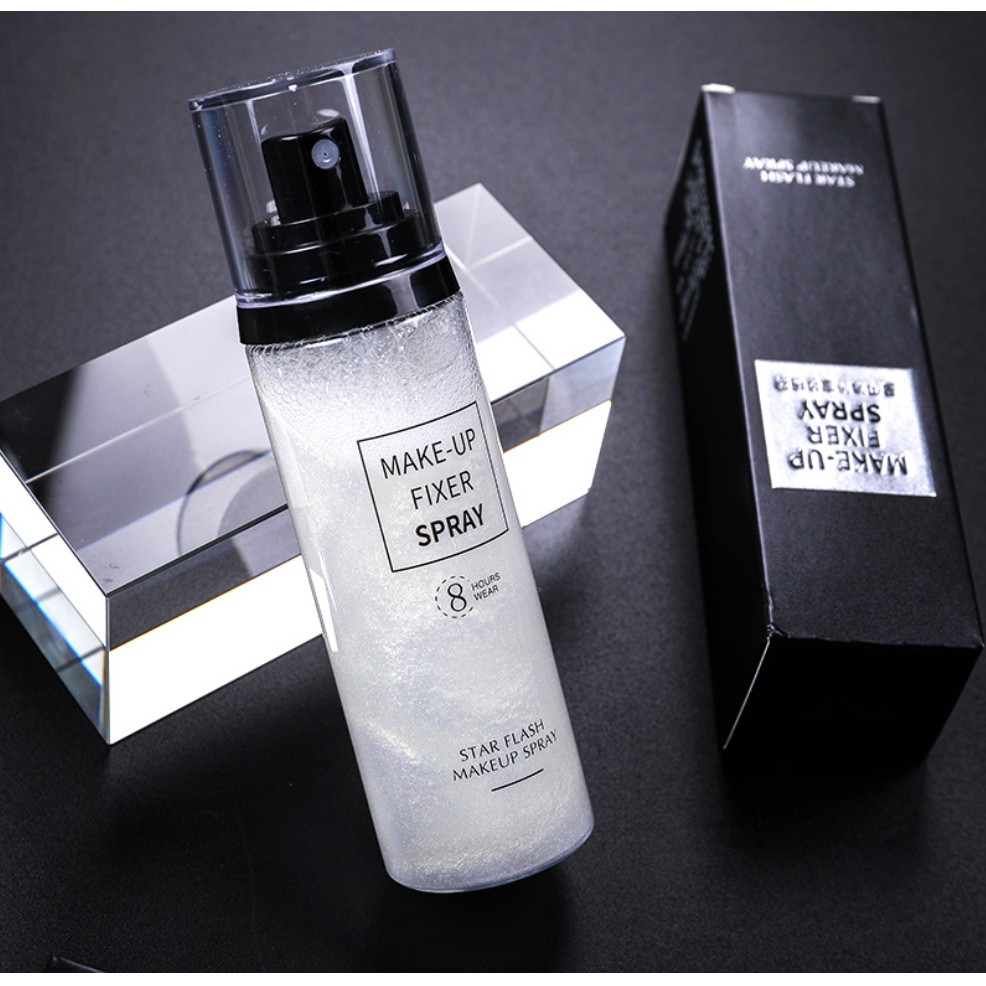 Xịt khóa trang điểm cố định lớp make up Star Flash Spray 8 Hours Wear 100ML