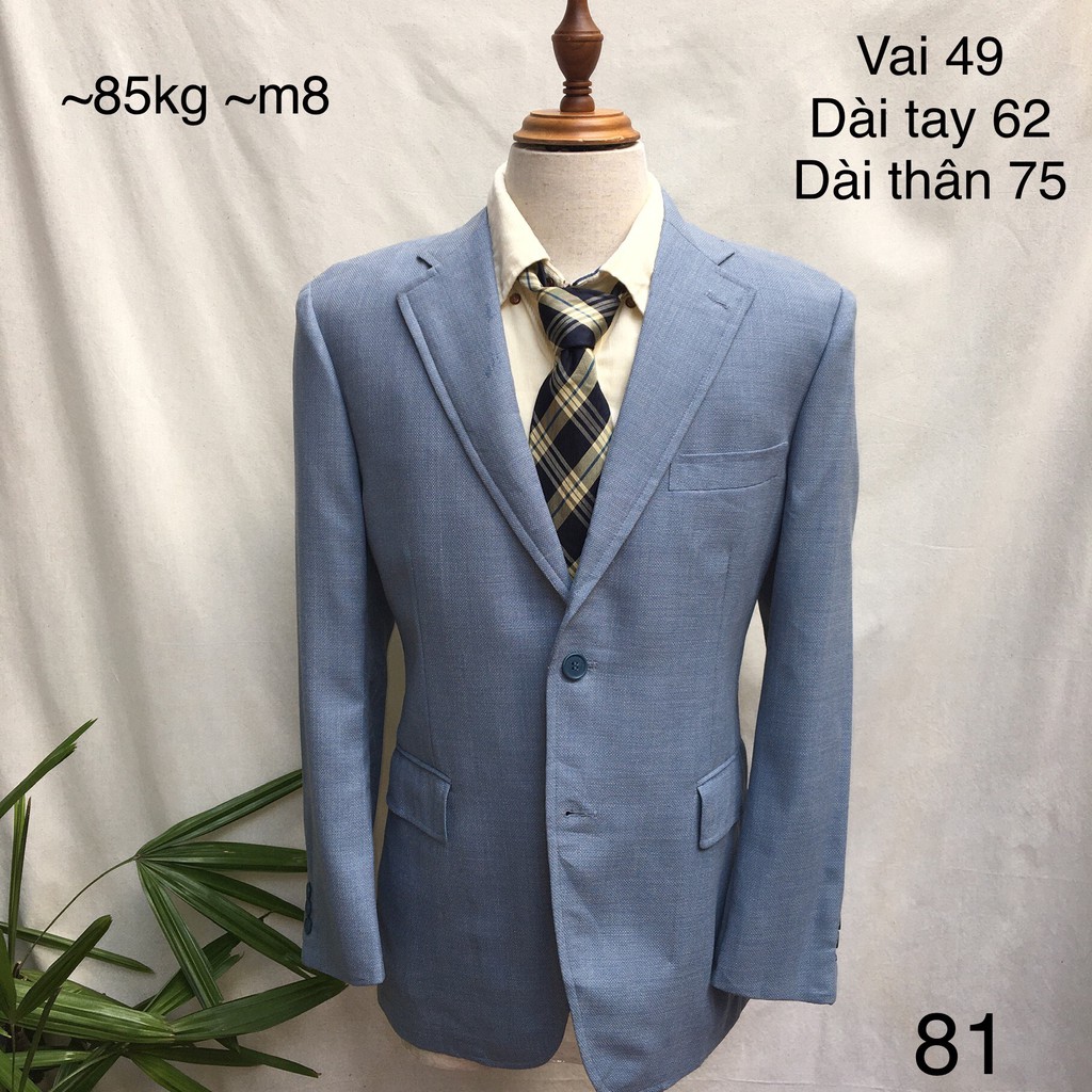 (ship sau dịch) Áo khoác blazer / vest nam nữ màu sáng oversize vintage 2hand secondhand sida