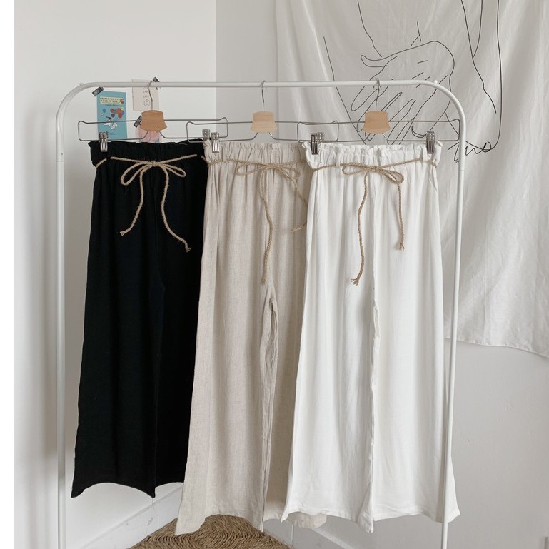 quần ống rộng đũi kèm dây cói QB58 1994closet