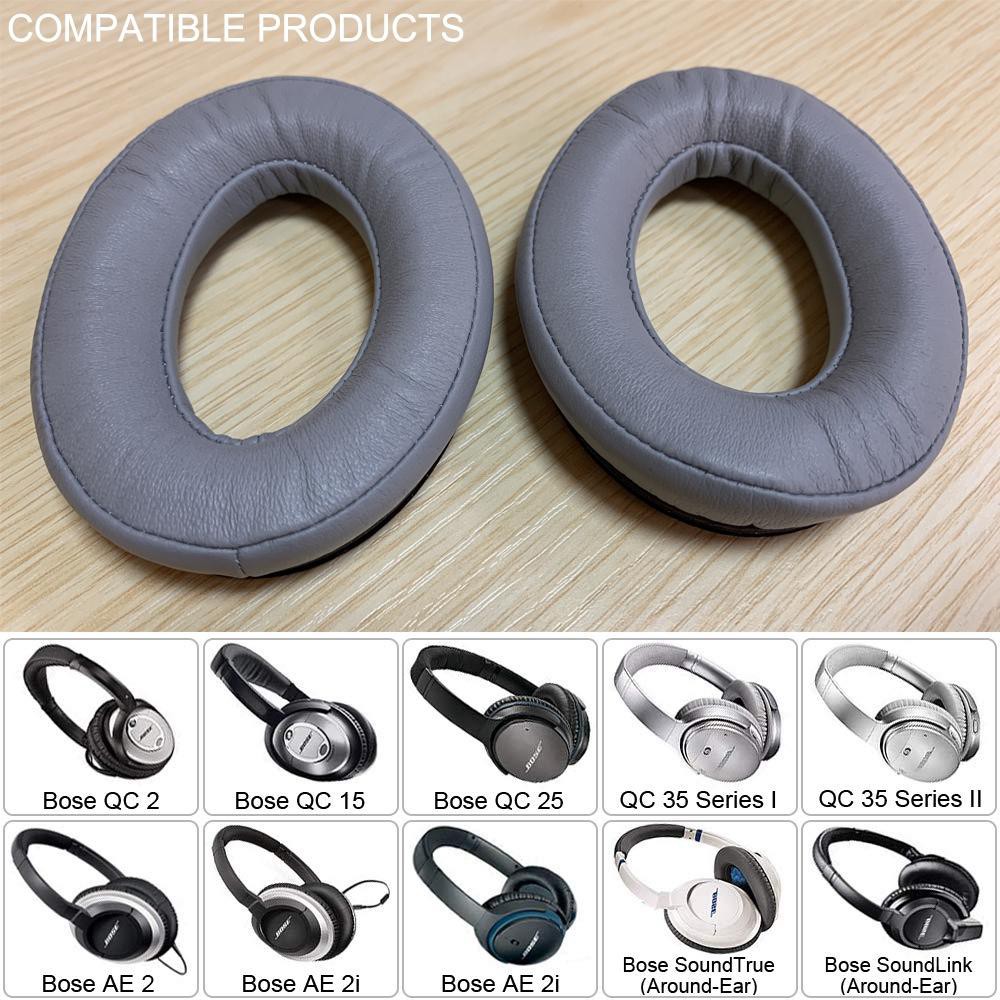 Cặp Đệm Tai Nghe Bằng Da Cừu Cho Bose Quietcomfort Qc 2 15 25 35 Qc2 Qc15 Qc25 Qc35