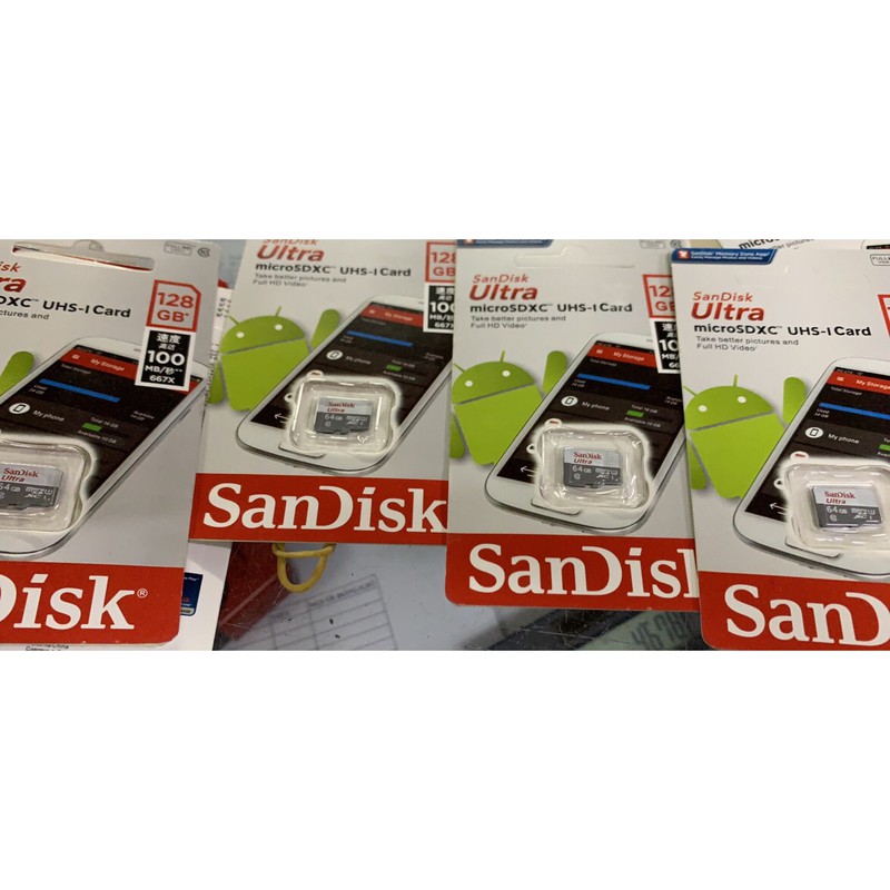 Thẻ nhớ Micro SDHC Sandisk 32GB Ultra C10 100Mb/s - BH 12 tháng