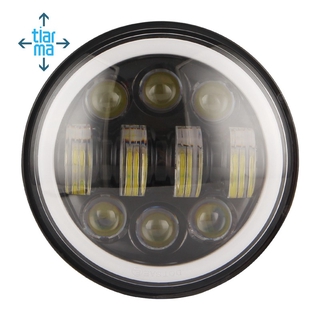 Đèn Pha Led Hình Tròn 80w 5.75 Inch Cho Xe Máy