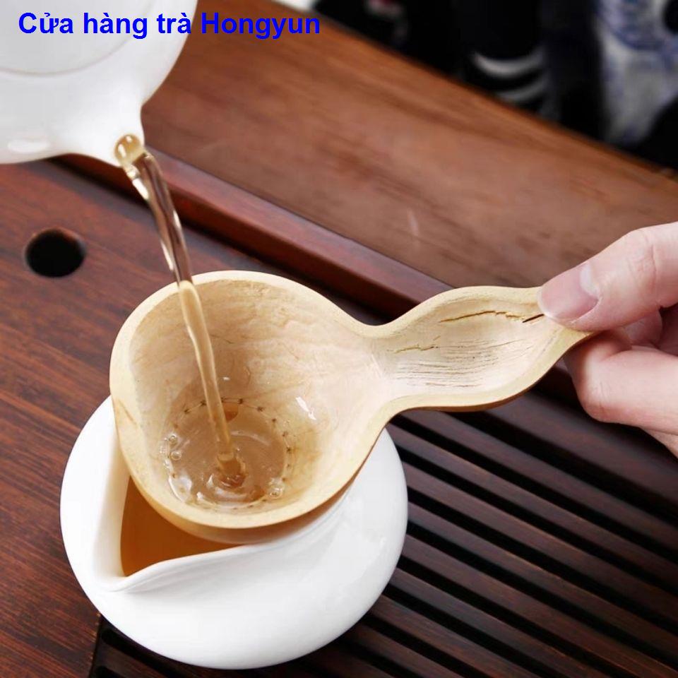 Bầu lọc tự nhiên bầu lọc trà đạo cụ sáng tạo dụng cụ lọc trà phụ kiện siêu tốt rò rỉ tách trà công lý Bộ trà Kung Fu