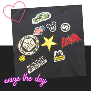 Huy hiệu ủi áo, sticker ủi áo bán theo combo và lẻ, Mua lẻ 5k, Combo 12 miếng 39k