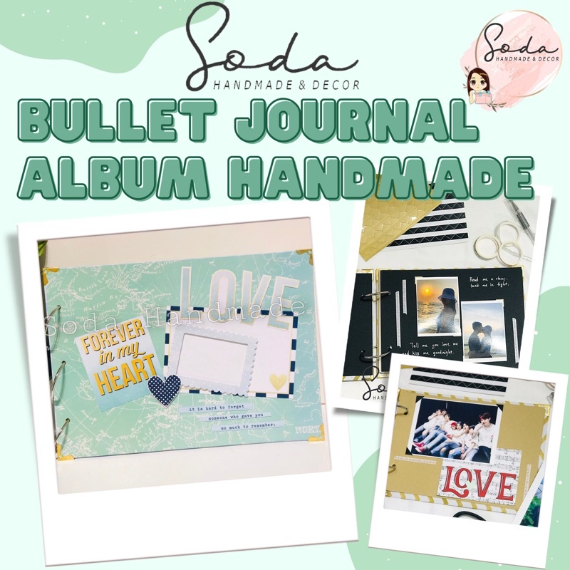 Scrapbook A4 ruột đen trơn